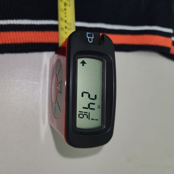 525 America Navy V-Neck SweaterStriped Trim XS/S Womens Linen/Viscose 2382 - Picture 7 of 8